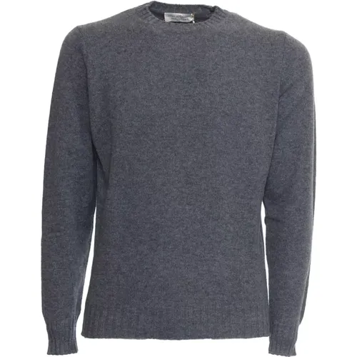 Grey Knitwear for Men Aw23 , male, Sizes: 3XL, L, XL - Filippo De Laurentiis - Modalova