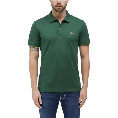 Slim Fit Polo Shirt,Grünes Polo Shirt Urban Style - Lacoste - Modalova