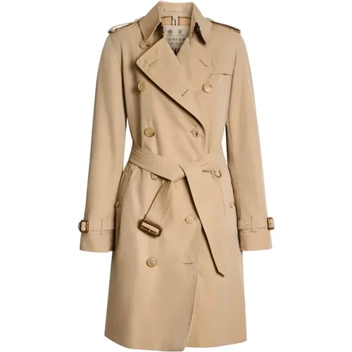 Classic Kensington Mid-Length Trench Coat , female, Sizes: 3XS, 2XS - Burberry - Modalova