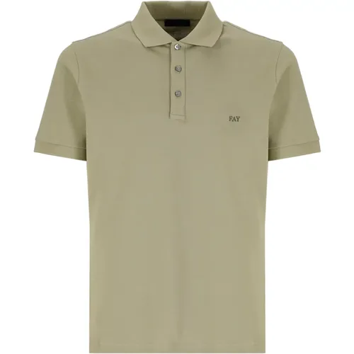 Polo Shirts , Herren, Größe: L - Fay - Modalova