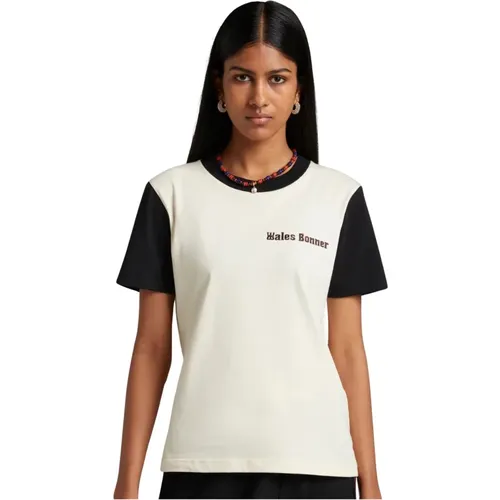 Morning T-Shirt , female, Sizes: L, M, XL - Wales Bonner - Modalova