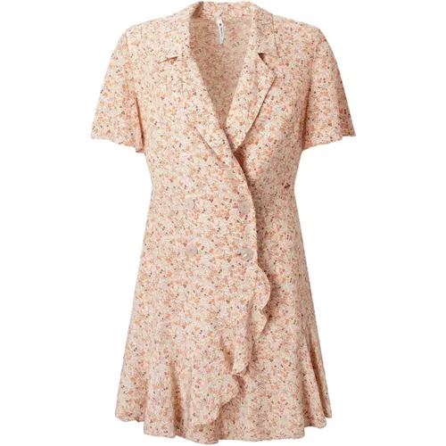 Floral Button Dress , female, Sizes: L - Pepe Jeans - Modalova