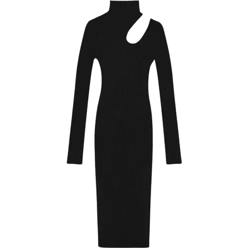 Schwarzes Victoria Kleid Kleider , Damen, Größe: M - Anine Bing - Modalova