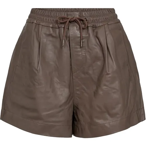 Neue Phoebecc Leder Shorts Knickers , Damen, Größe: L - Co'Couture - Modalova