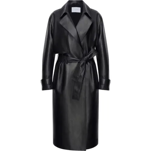 Isabelle - Black Leather Coat VSP - VSP - Modalova