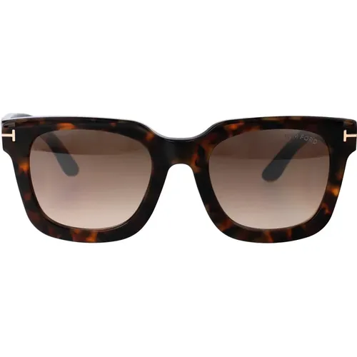 Stylische Sonnenbrille Leigh-02 , Damen, Größe: 52 MM - Tom Ford - Modalova
