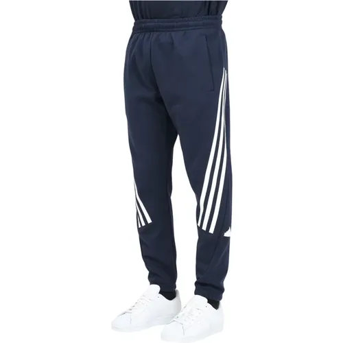 Sportliche Blaue Herrenhose Future Icons , Herren, Größe: XL - Adidas - Modalova