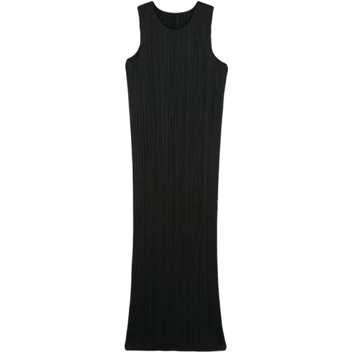 Elegantes Schwarzes Kleid für Frauen - Issey Miyake - Modalova
