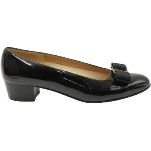 Pre-owned Leather heels , female, Sizes: 2 1/2 UK - Salvatore Ferragamo Pre-owned - Modalova