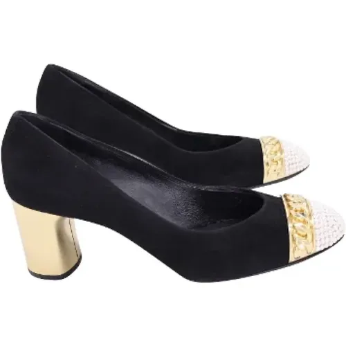Pre-owned Suede heels , female, Sizes: 4 1/2 UK - Casadei Pre-owned - Modalova