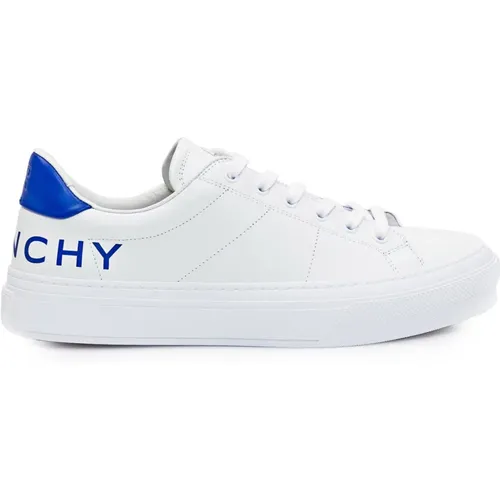 Weiße Ledersneaker mit 4G-Logo , Herren, Größe: 43 EU - Givenchy - Modalova