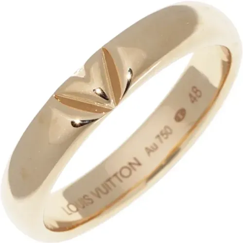 Pre-owned Metal rings , female, Sizes: ONE SIZE - Louis Vuitton Vintage - Modalova