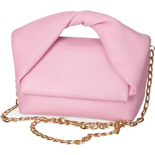 Medium Twister Leather Top Handle Bag - JW Anderson - Modalova
