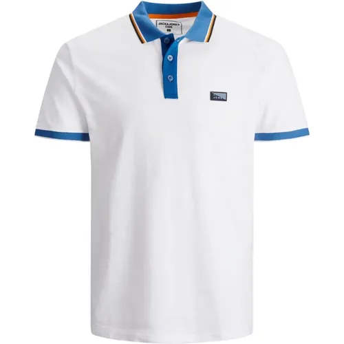 Klassisches V-Ausschnitt Polo Shirt - jack & jones - Modalova