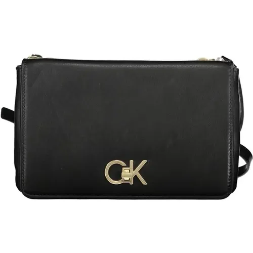 Polyester Shoulder Bag with Two Compartments , female, Sizes: ONE SIZE - Calvin Klein - Modalova