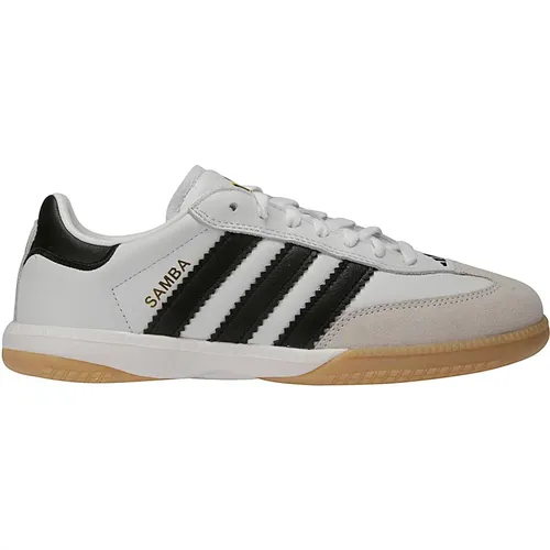 Samba Sneakers Black Beige , male, Sizes: 7 UK, 10 UK - adidas Originals - Modalova