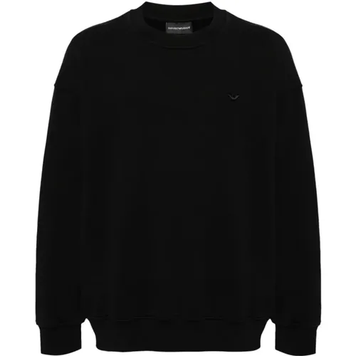 Stylish Sweatshirt in Aw24 , male, Sizes: M, XL, L - Emporio Armani - Modalova