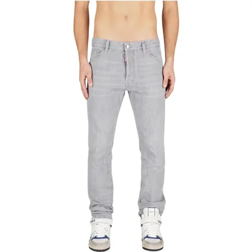 Grey Denim Cool Guy Jeans , male, Sizes: L, XL, M, XS, S - Dsquared2 - Modalova