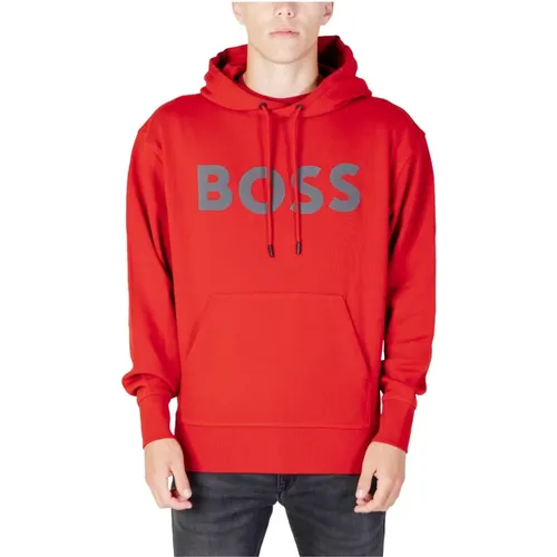 Hooded Mens Sweatshirt , male, Sizes: L, M - Hugo Boss - Modalova