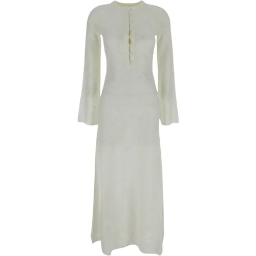 Wool White Dress , female, Sizes: M, XS - Chloé - Modalova