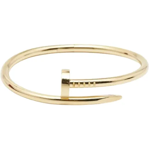 Pre-owned Gold bracelets , female, Sizes: ONE SIZE - Cartier Vintage - Modalova