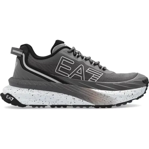 EA7 Emporio Armani `Crusher` sports shoes , male, Sizes: 5 1/2 UK, 6 1/2 UK, 9 UK, 6 UK - Emporio Armani EA7 - Modalova