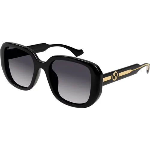 Trendy Sunglasses - Redonda Style , unisex, Sizes: 54 MM - Gucci - Modalova