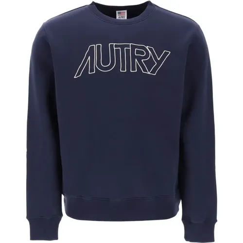 Sweatshirt mit gesticktem Logo - Autry - Modalova