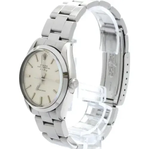 Pre-owned Stainless Steel watches , female, Sizes: ONE SIZE - Rolex Vintage - Modalova