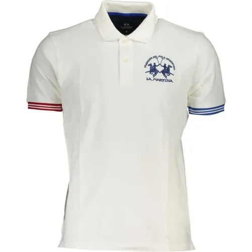 Elegant Polo with Contrast Details , male, Sizes: XL, L, 2XL - LA MARTINA - Modalova