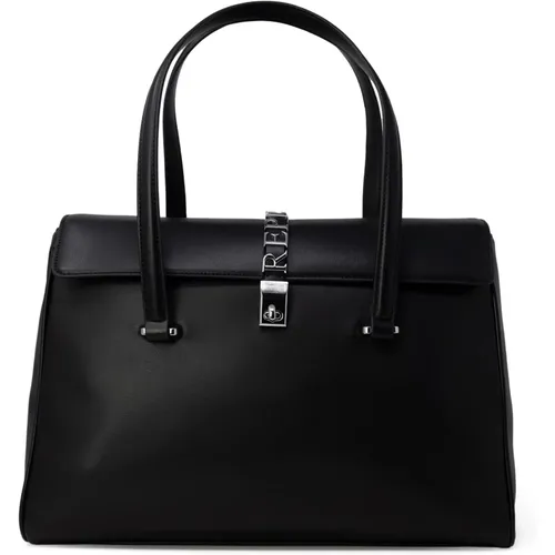 Schwarze Einfache Handtasche mit Reißverschluss - Replay - Modalova