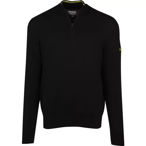 Baumwoll Half Zip Sweater , Herren, Größe: L - Barbour - Modalova