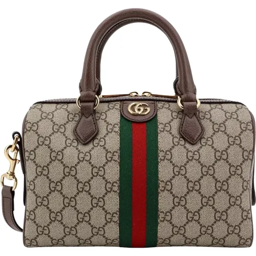 Beige Handtasche mit Reißverschluss - Gucci - Modalova