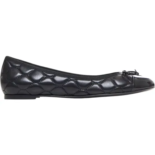 Ballet Flats with Patent Toe , female, Sizes: 5 UK, 7 UK, 4 1/2 UK, 8 UK, 6 UK, 4 UK, 3 UK - Roberto Festa - Modalova