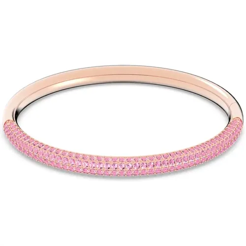 Stone Armreif Rosa, Roségold Finish - Swarovski - Modalova