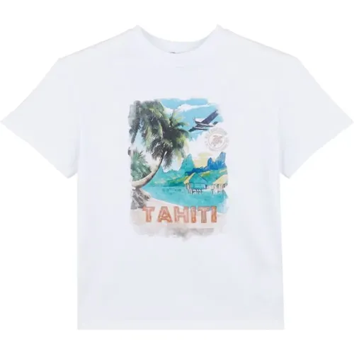 Tahiti T-Shirt aus Bio-Baumwolle für Jungen - Vilebrequin - Modalova