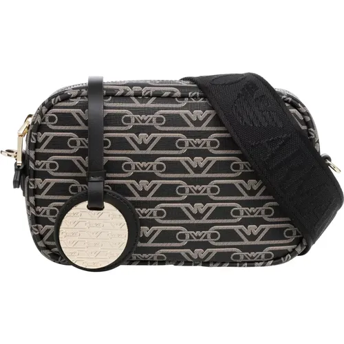 Logo Crossbody Tasche mit Verstellbarem Riemen , Damen, Größe: ONE Size - Emporio Armani - Modalova