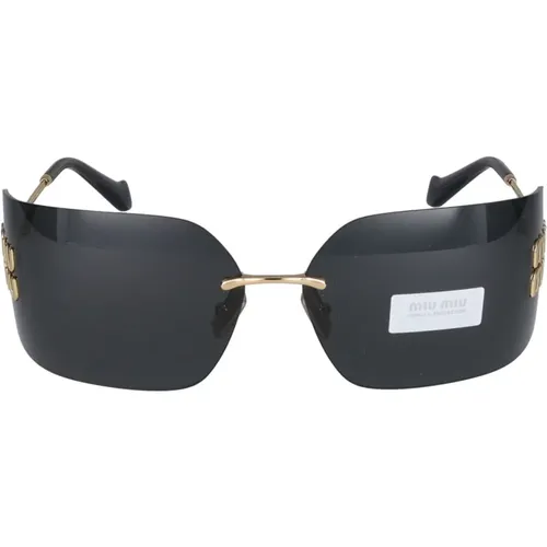 Stylische Sonnenbrille 0MU 54Ys , Damen, Größe: ONE Size - Miu Miu - Modalova