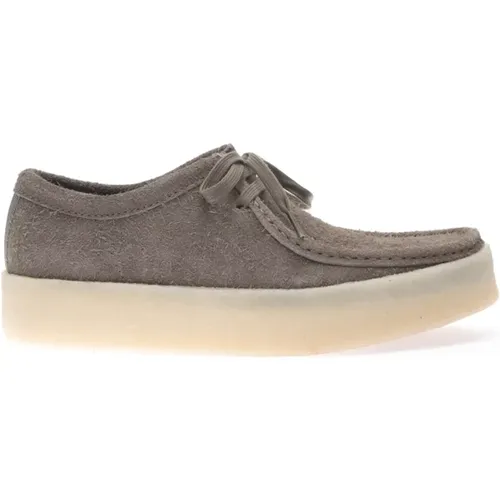 Wallabee Cup khaki Bootsschuhe , Herren, Größe: 44 EU - Clarks - Modalova