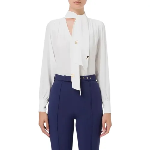 Stilvolle Skjorte für Deinen Kleiderschrank" , Damen, Größe: XL - Elisabetta Franchi - Modalova