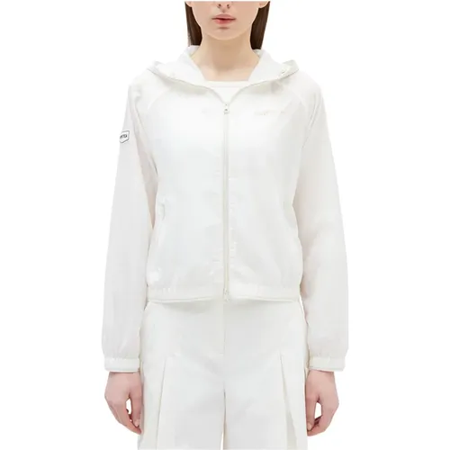 Womens Clothing Jackets Coats Light Ivory Ss24 , female, Sizes: XS, S, M, L - duvetica - Modalova