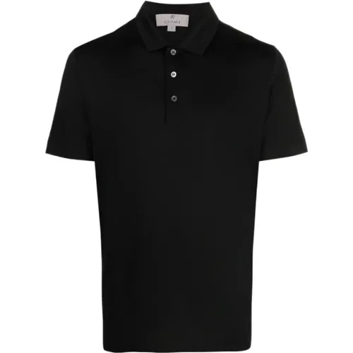 Short Sleeve Polo Shirt , male, Sizes: 2XL - Canali - Modalova