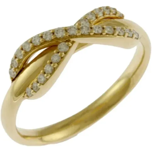 Pre-owned Gold rings , female, Sizes: ONE SIZE - Tiffany & Co. Pre-owned - Modalova