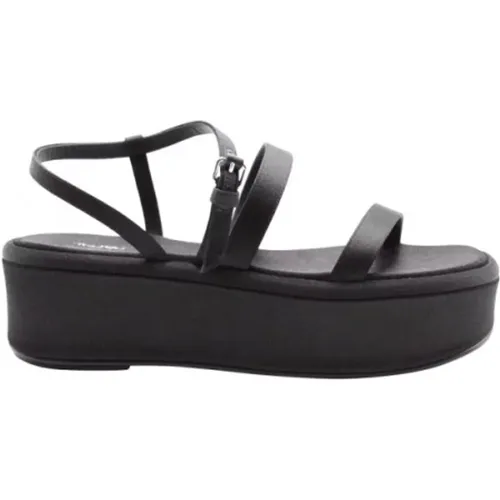 Wedge sandals in silk satin , female, Sizes: 3 UK, 4 UK - The Row - Modalova