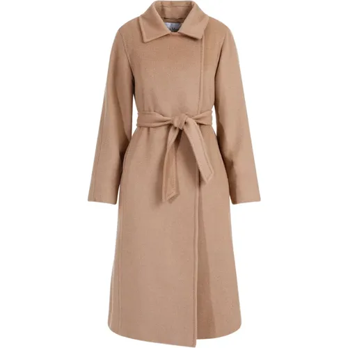 Manuela Camel Coat , female, Sizes: S, XS - Max Mara - Modalova