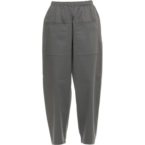 Grey Casual Pants , female, Sizes: M - Transit - Modalova
