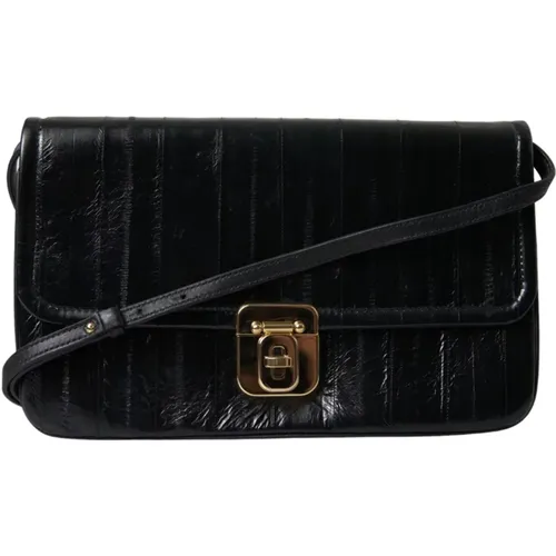 Elegant Shoulder Bag in Leather , female, Sizes: ONE SIZE - Dolce & Gabbana - Modalova