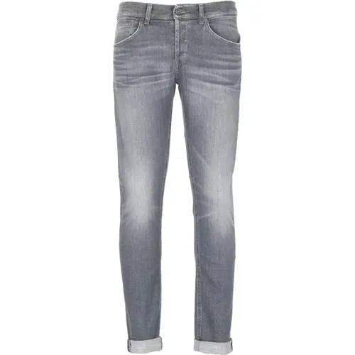 Schwarze Jeans für Herren Aw23 , Herren, Größe: W35 - Dondup - Modalova
