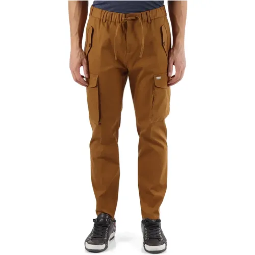 Cargo Stretch Cotton Pants , male, Sizes: S, XS, 2XL, XL, L - Daniele Alessandrini - Modalova