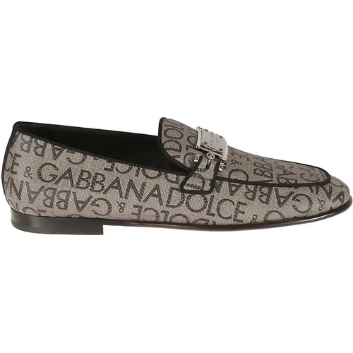 Loafers mit Signature Monogramm - Dolce & Gabbana - Modalova